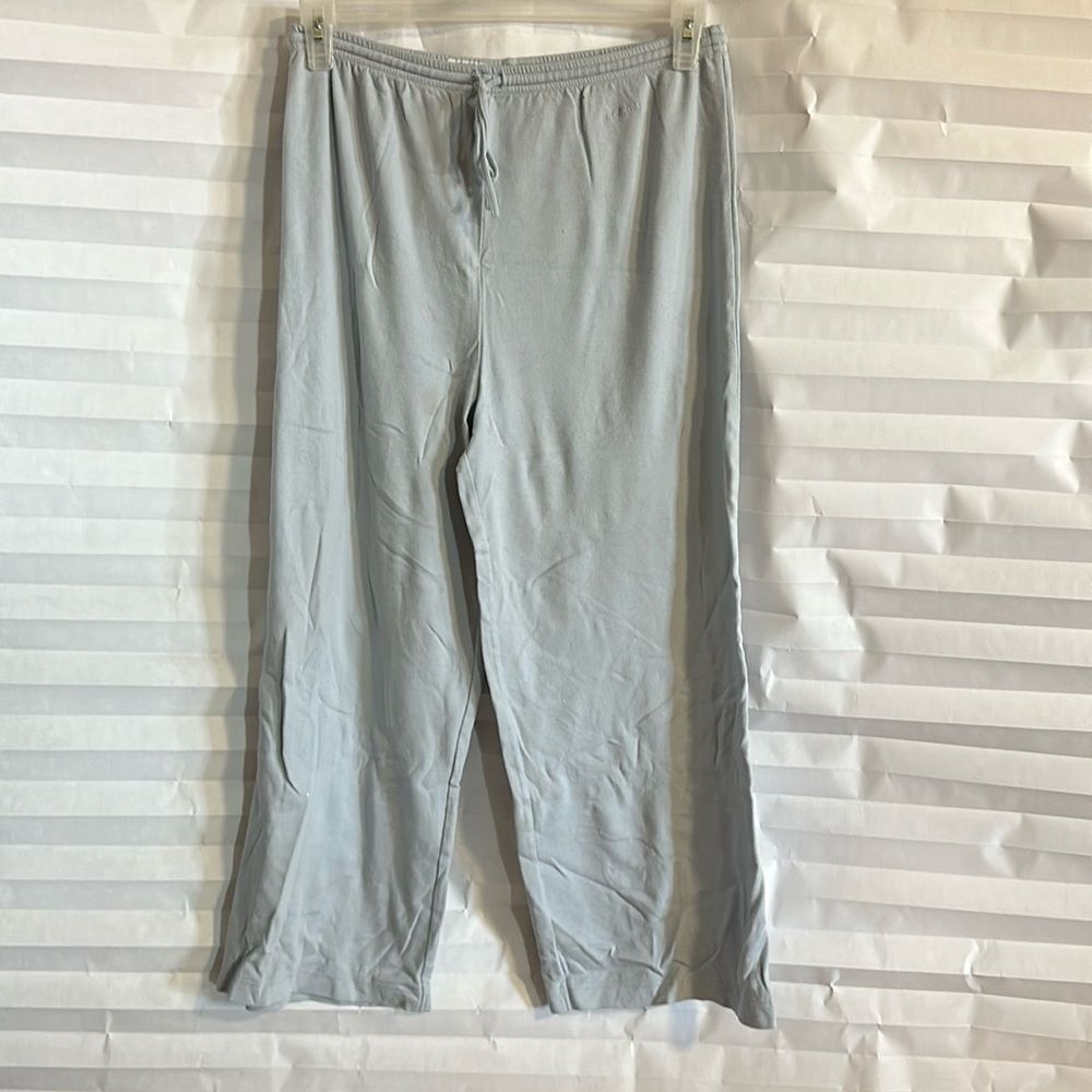 Jockey Women’s Medium Pale Blue Drawstring Casual Relaxed Fit Pants